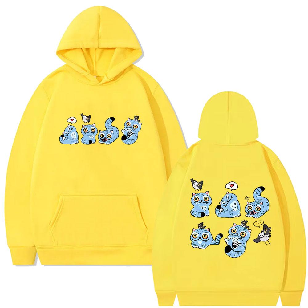 

Худи K-Pop Demon Hunters Kawaii Derpy Tiger Смешная Мем Графические Худи Мужские Женские Повседневная Винтажная Флисовая Толстовка 3XL