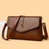 2026 New Soft Leather Women's Bag Fashion Mother Bag Large Capacity Shoulder Bag Crossbody Small Square Bag