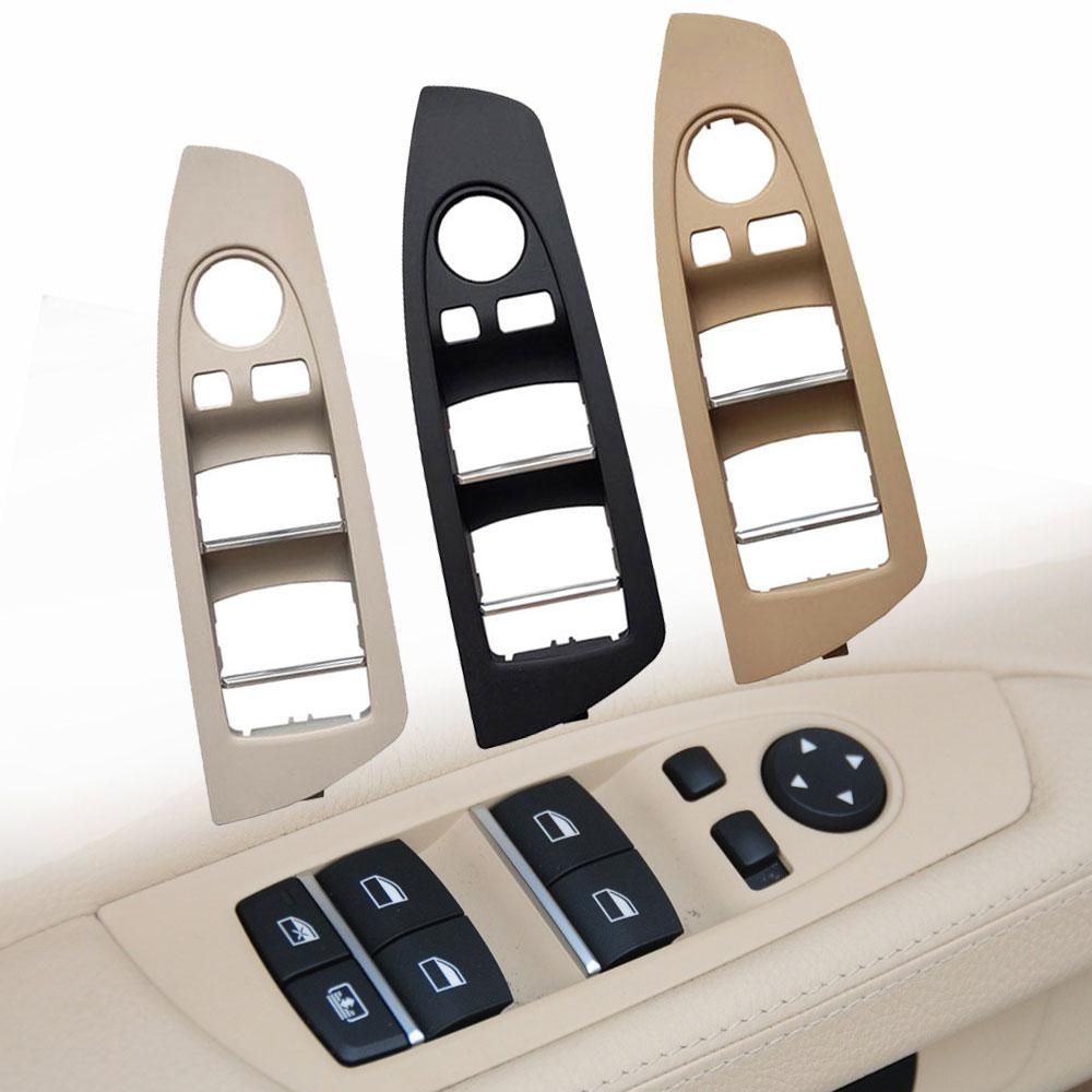 Interior Door Front Left Right Window Lift Control Switch Outer Cover Panel For BMW 7 Series F01 F02 730 735 740 745 750