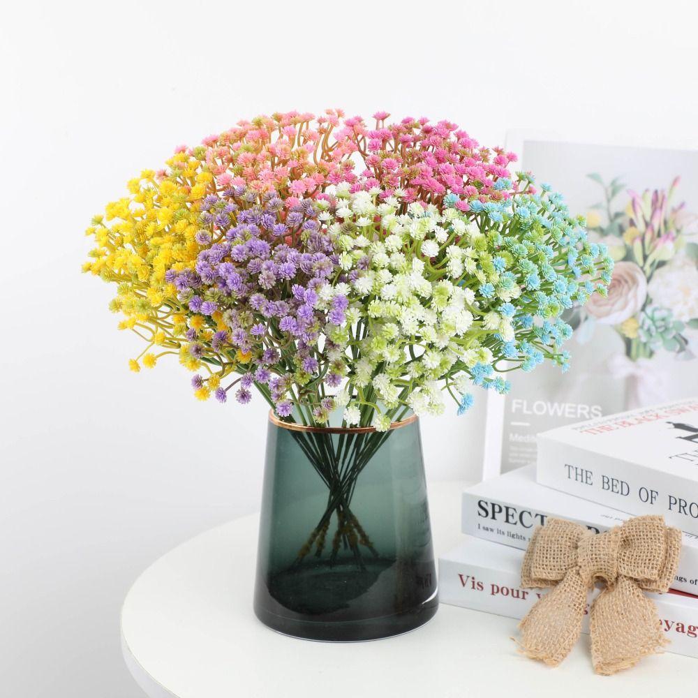 Fake Plants Artificial Starry Flowers DIY Floral Realistic Realistic Flowers Soft Simulated Flowers Photography Props