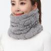 Faux Fur Plush Infinity Scarf Cor Sólida Macio Pescoço Gaiter Bonito Simples À Prova de Frio Pescoço Aquecedor Máscara de Esqui Para Mulheres Uso Diário Inverno Ao Ar Livre