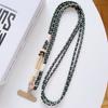 DIY 2-In-1 Mobile Phone Universal Lanyard, Crossbody Long Rope, Finger Rope, Fashionable Mixed And Matched Anti-Loss Rope