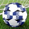 1PC KKS Lech poster size 5 soccer ball PrahaIndoor Soccer Ball Colorful All Ages Machine Stitched PVC Competition Ready Durable High-Bounce