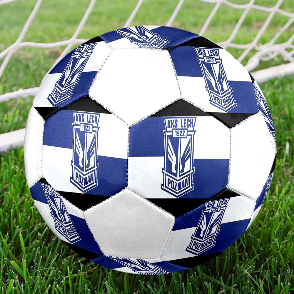 1PC KKS Lech poster size 5 soccer ball PrahaIndoor Soccer Ball Colorful All Ages Machine Stitched PVC Competition Ready Durable High-Bounce
