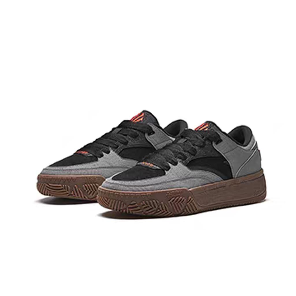 Anta Hélà Code Classic Minimalist Versatile Wear Resistant Increased Height Low Top Sneakers Men Sneakers Blue Black 112611804-2