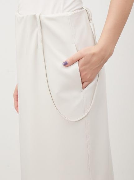 Suspender Straight Narrow Skirt 09WFS244922 IVR [Mira Owen] Women's