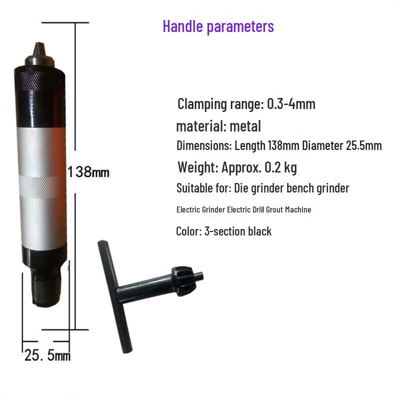 

Lanmo Universal Hanging Grinder Handle Chuck CN plug (adapter included)