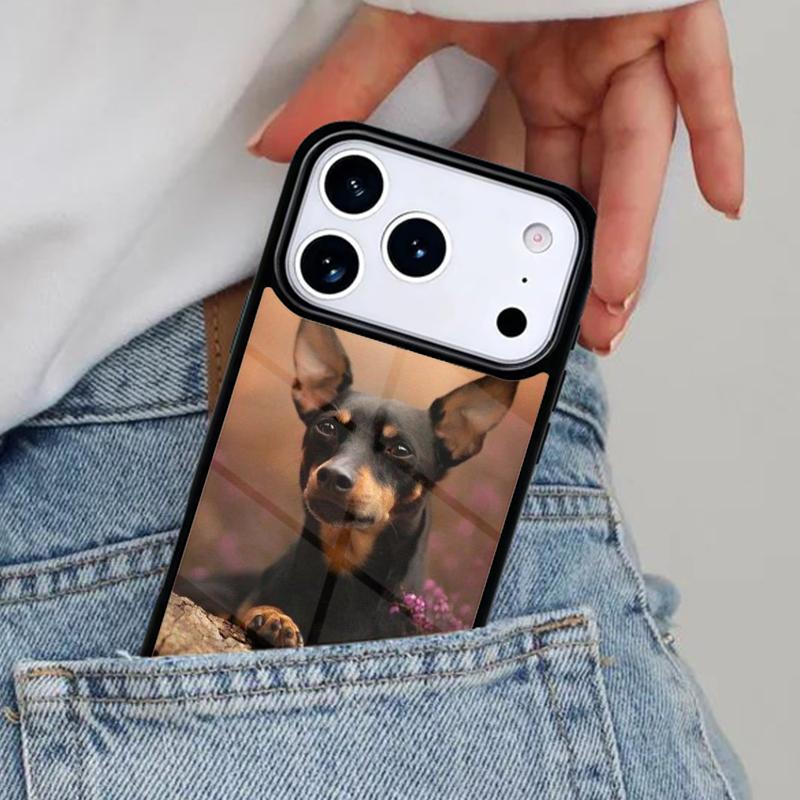 Dachshund Doberman Dog Soft Phone Case for iPhone 16e 15 14 13 12 17 Pro Max Plus Air 17pro Cover Coque