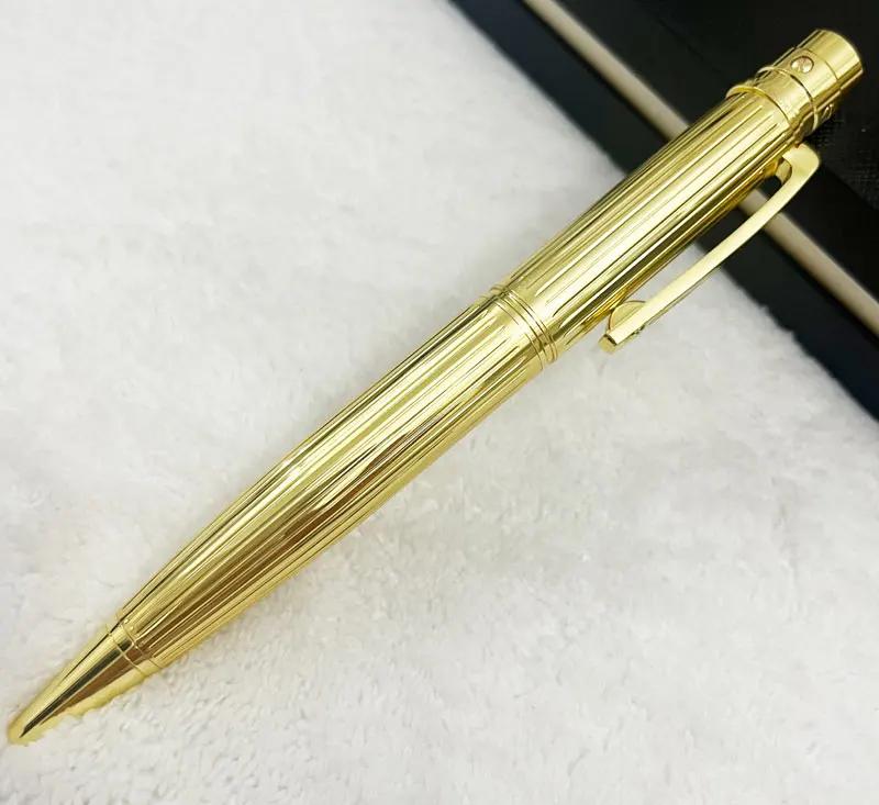 Rollerball Ballpoint Pen Blue Carving With Serial Number Writing Smooth Stationery