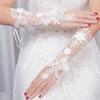 Bridal Mittens Fingerless Gloves Bowknot Lace Mittens Wedding Bridal Gloves Bow Gloves Women Gloves