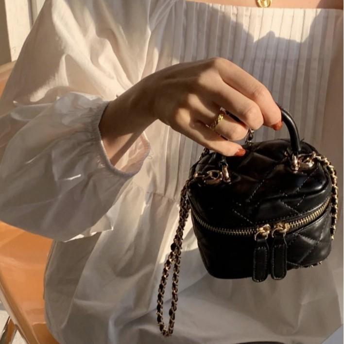 High-Grade Mini Rhombus Chain Small Bag Women's Bag 2025 New Trendy Stylish Good Texture Niche Shoulder Messenger Bag