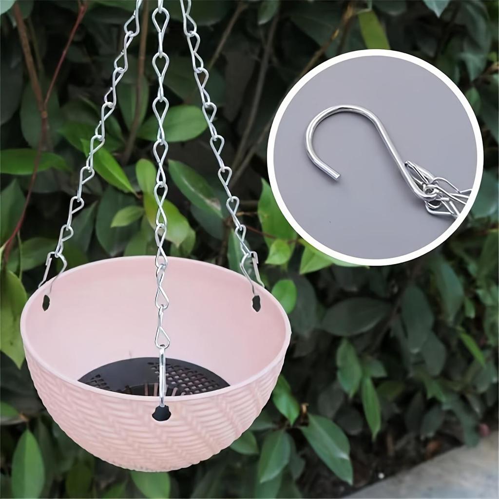 Outdoor Garden Balcony Hanging Flower Pot, Hanging Pot. Suitable for Indoor and Outdoor Green Plants