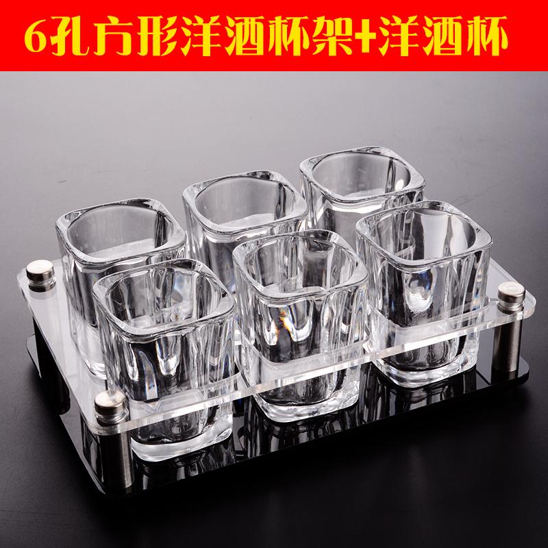 Acrylic Cup Holder White Wine Glass Set Shot Glass Set Cup Storage Rack KTV Bar Spirit Glass Cup Organizer Tumbler Holders