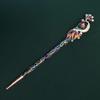 Chinese Crystal Peacock Hairpin Retro Women's Enamel Cloisonn Is Handmade Jewelry Travel Photography Styling Tools Accessories