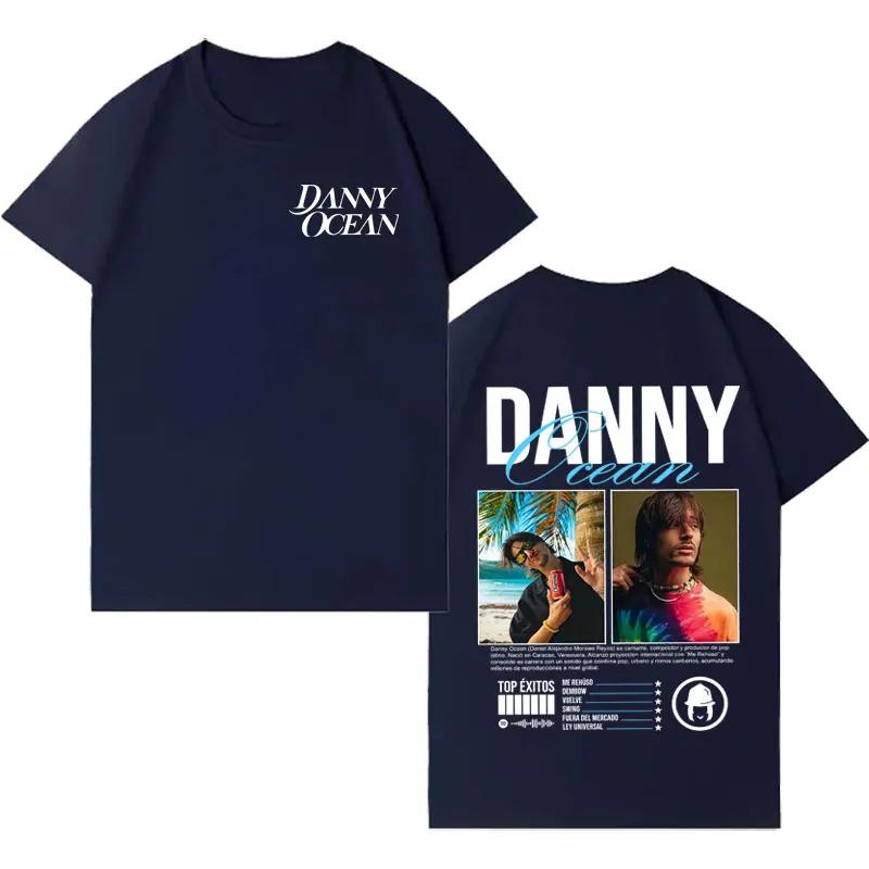 Rapper Danny Ocean Streetwear Graphic Casual Tshrit Men Aesthetic Oversized Crewneck Tshrits Teenagers