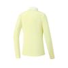 FILA Golf Series Trendy Fashion Simple Casual Sports Training Versatile Slim Fit Long Sleeve Polo Shirt Women tops Mustard-Yellow A11W615214FYE