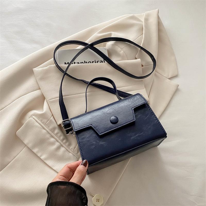 Retro Niche Design Handbag Bag Fashion 2025 Autumn New Beautiful Casual Shoulder Crossbody Small Square Bag
