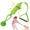 Biting And Vocalizing Dog Toy With Cotton Rope Interactive Pulling And Stretching For Pet  Random Colors