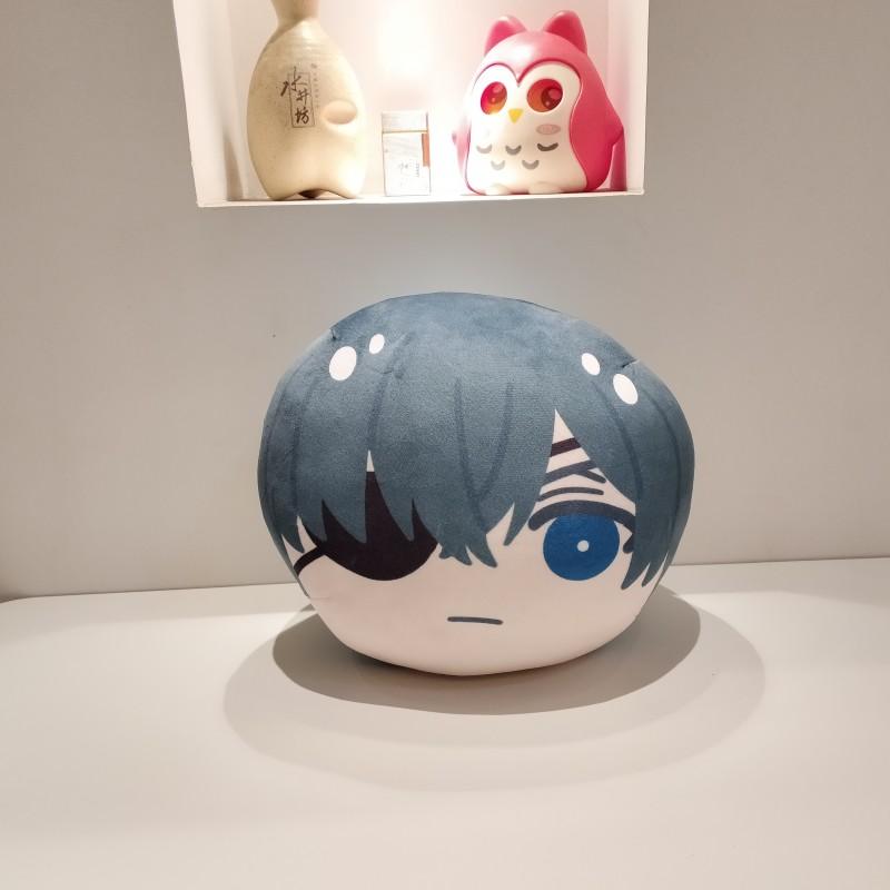 Black Butler Öffentliche Schule Arc Q Version Plüschanhänger Ciel Phantomhive Sebastian Plushi0Es Kissen Geschenke Für Kind Stofftierpuppe 10CM