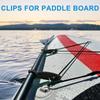Paddle Board Clips 2PCS Fix Clamp For Paddle Board Expandable Fixing Clips Water Sports Supplies For Women Boys Girls Youth