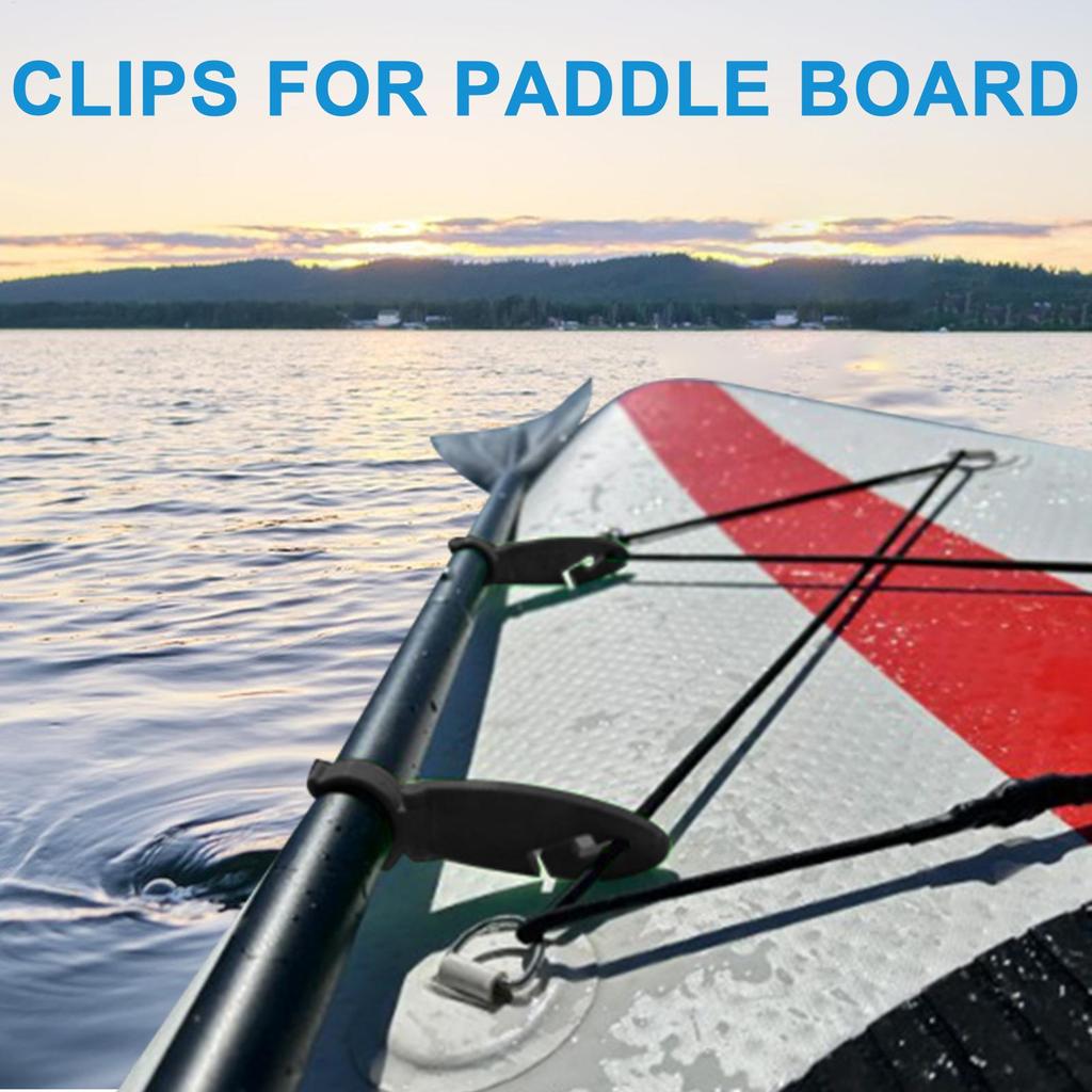 Paddle Board Clips 2PCS Fix Clamp For Paddle Board Expandable Fixing Clips Water Sports Supplies For Women Boys Girls Youth