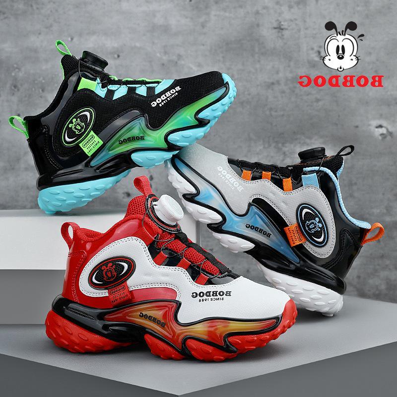 Bobodou Chłopięce Wodoodporne Skórzane Buty do Koszykówki Jesień/Zima 2025