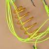 4Pcs Isni Explosive Hook Waist Drum Spring Bait Hook Anti-Winding Silver Carp And Bighead Fish Group Fishing Accessories