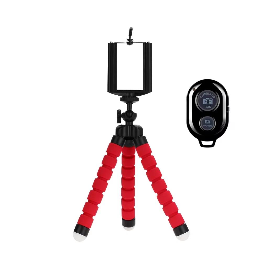 Tripods Tripod For Phone Mobile Camera Holder Clip Smartphone Monopod Tripe Stand Octopus Mini Tripod For Phone