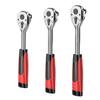 Extendable Spanner Ratchet Wrench Automatic Rapid Release Handle For Vehicle Repair Automotive Maintenance 1/4 1/2 3/8