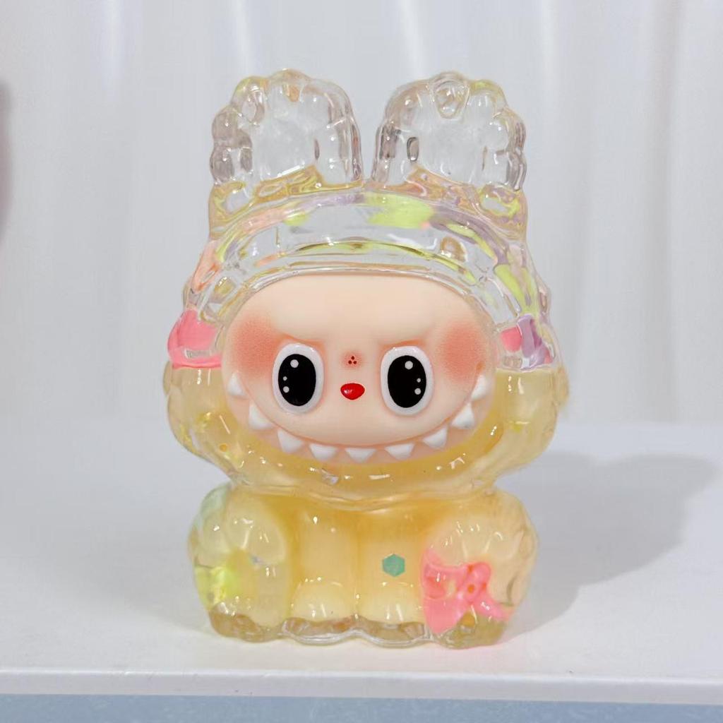 Labubu Oil Quicksand Blind Box DIY Cute Handmade Doll Ornaments
