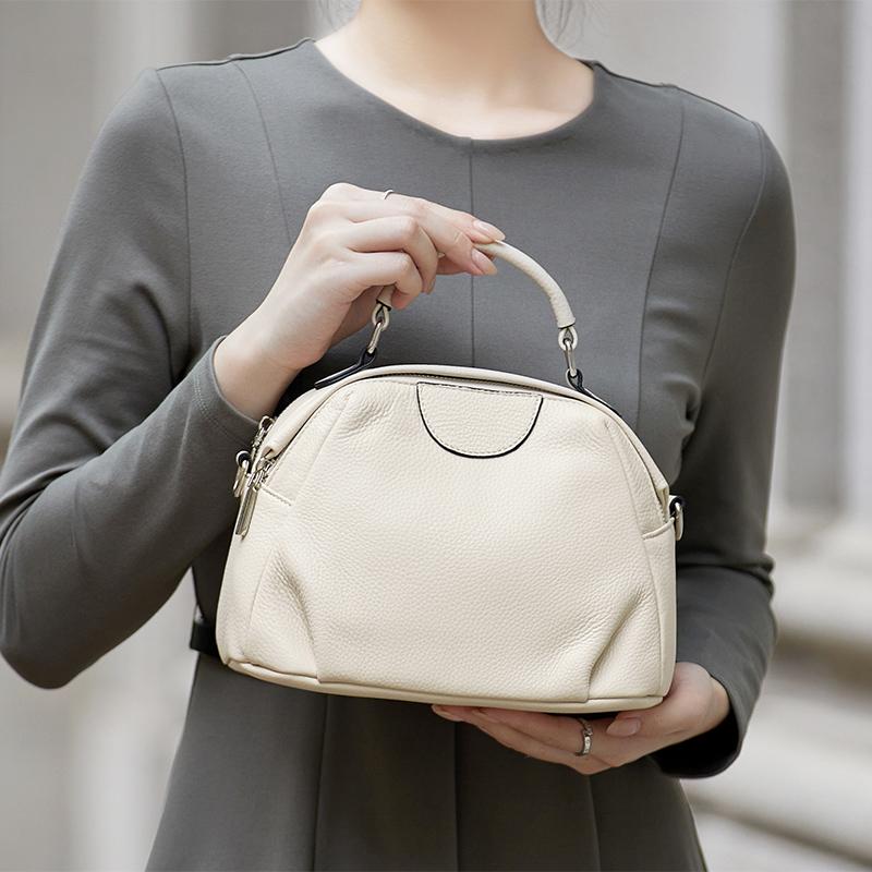 

Genuine Leather Shoulder Bag For Women Fashion Messenger Bags Top Handle Bags Premium Durable Quality Useful Practical