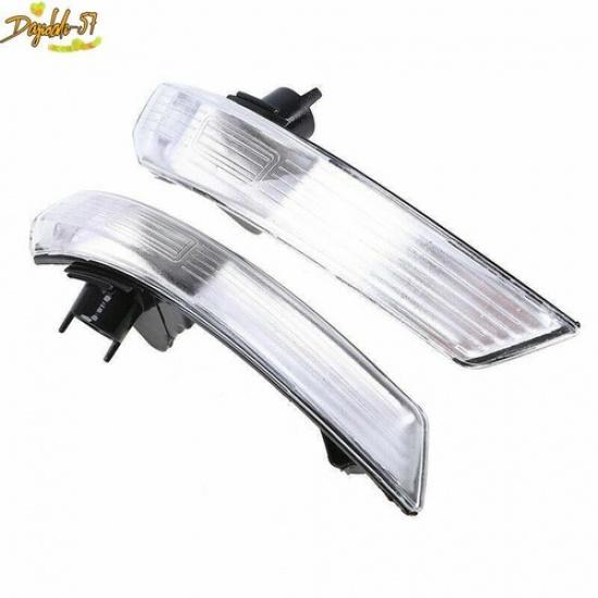 2x Fit For Ford Focus MK III 2012-2017 Mirror Turn Signal Light Lens Lamp Covers
