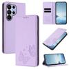 Butterfly Embossed Cards Solt Wallet Leather Case For Samsung S26 Ultra S25 S24 Plus S23 S22 A17 A07 A57 A37 A16 A26 RFID Cover