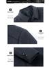 Men's High-End Cashmere Wool Jacket - Mid-Length Casual Lapel Coat for Middle-Aged Dads