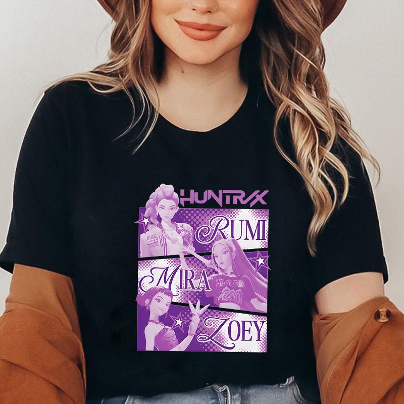 

2026 summer new Hunting Witch Girls Popular Movie UnisexWomen AllPurpose ShortSleeved TShirt EU Size Adult Modal Shirt 3XL