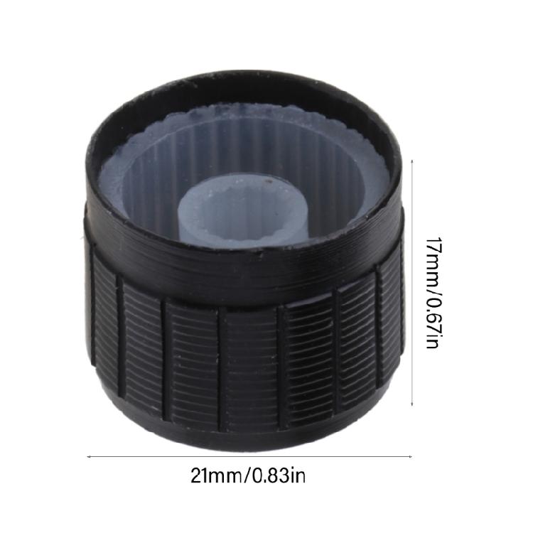 10Pcs Potentiometer Control Knob 6mm Shaft Hole Amplifier Knob Aluminum Alloy Electric Guitar Knobs Easy To Install