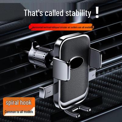 2025 Spirálový háček Držák telefonu do auta pro ventilaci