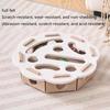 Nailfile Enrichment Box With Bell For Indoor sscratchingand Hunting Mental Felt Maze Box  Scratchpuzzleenrichment Box