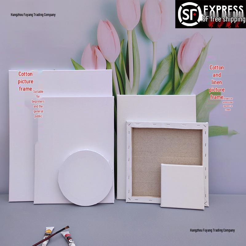 Custom Oil Painting Frames and Cotton Linen Canvas Board for Acrylic Painting