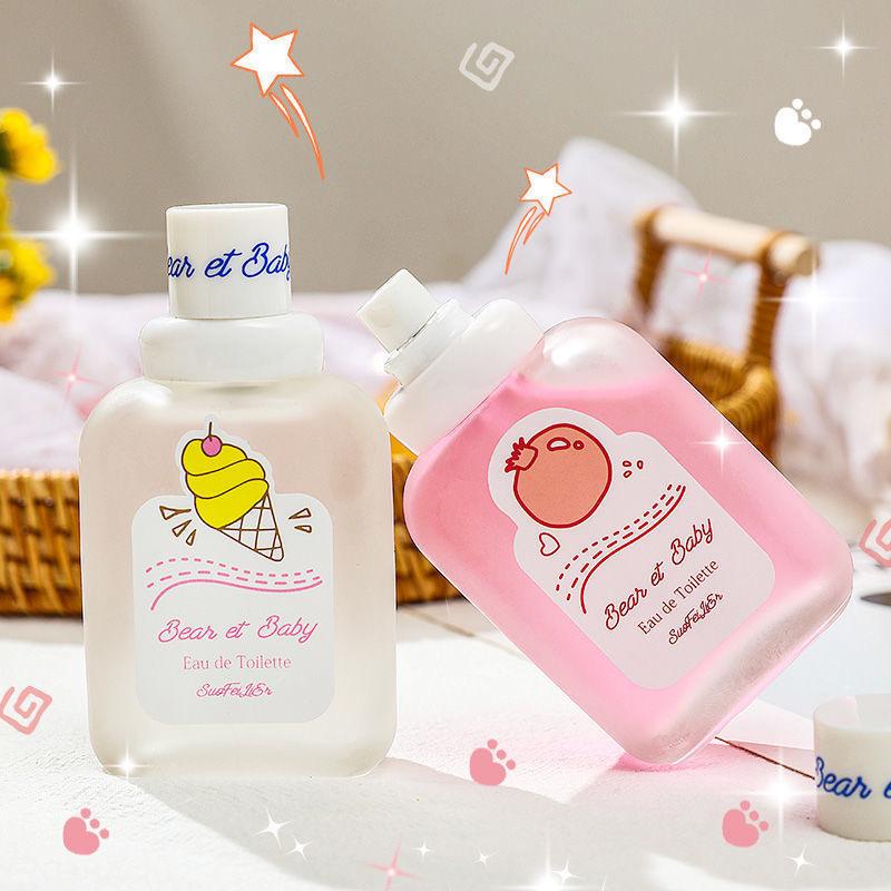 Peach-flavored Milk-scented Little Bear Baby Girl Student Perfume - Fresh and Light Fragrance