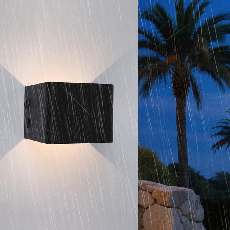 Modern Minimalist Outdoor LED Wall Light - Waterproof for Hotel, Aisle, Staircase, Corridor, Living Room, Bedside, Bedroom