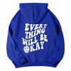 SOLY HUX Women's Sweatshirt Pattern Hoodie Casual Long Sleeve Loose Pullover with Kangaroo Pocket