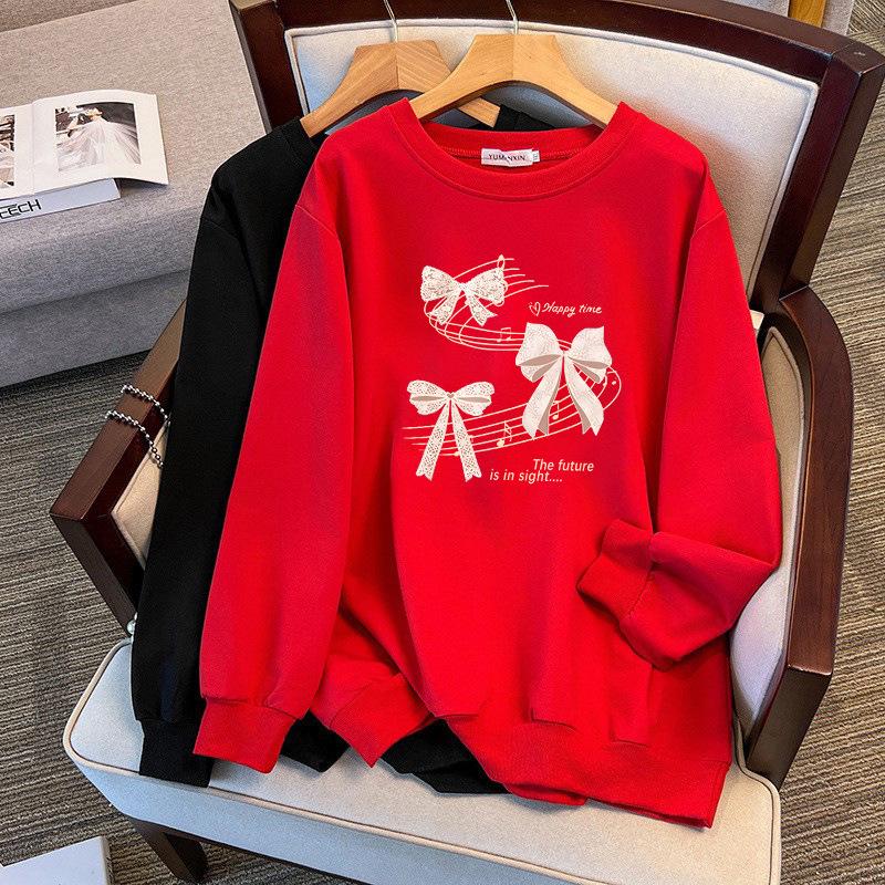 

Plus Size Loose Autumn Hoodie - Fits 200-350 Jin, Bust 150/160 6XL чёрный