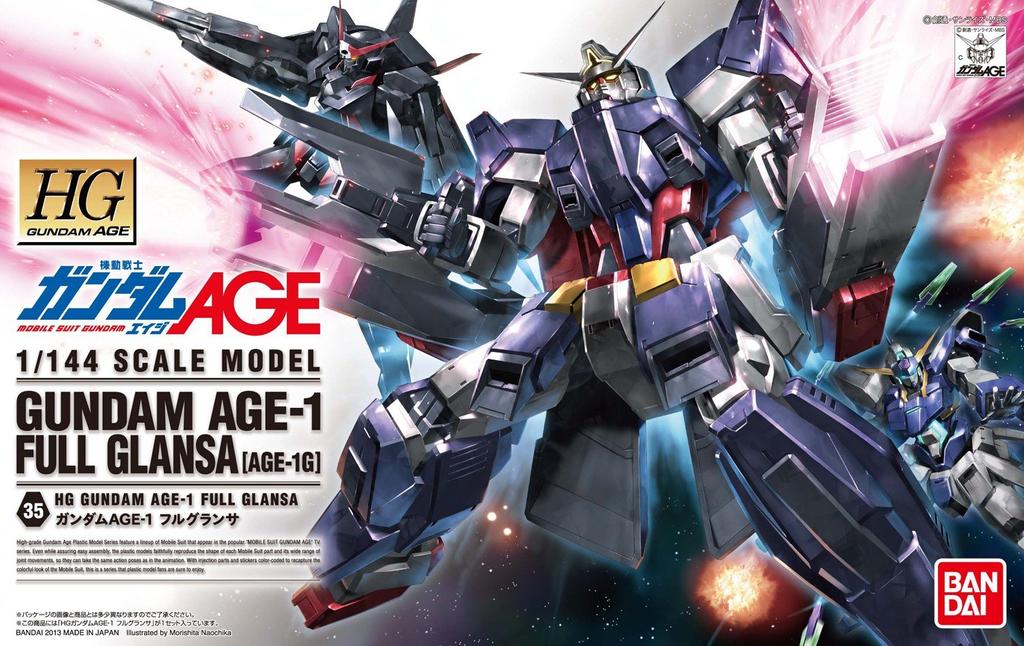 HG Gundam Full Grancer Suit Gundam 1/144 AGE-1G AGE-1 (Mobile AGE)