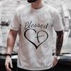 Men's Aesthetic Religious Christian T Shirt Jesus Bible Verse Print Men T-shirt Unisex Harajuku Casual Oversized T-Shirts Tops