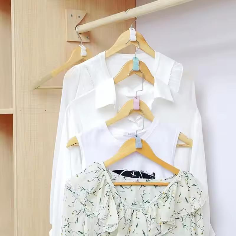 5/10/20 Stück Kleiderbügelhaken Platzsparend Schrankverbinderhaken Kaskadierende Kleiderbügel Kunststoff-Erweiterungsclips Kleiderschrank Kleiderorganisation