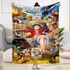 One Piece Adventure Suitable Blanket for Offices, Travel, Living Rooms Also a Good Gift for Friends and Family Suitable for All Seasons.