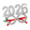 2026 Christmas Glasses Frame Santa Claus Xmas Tree Glasses Photo Booth Props Kids Gifts New Year Party Decorations Navidad Noel