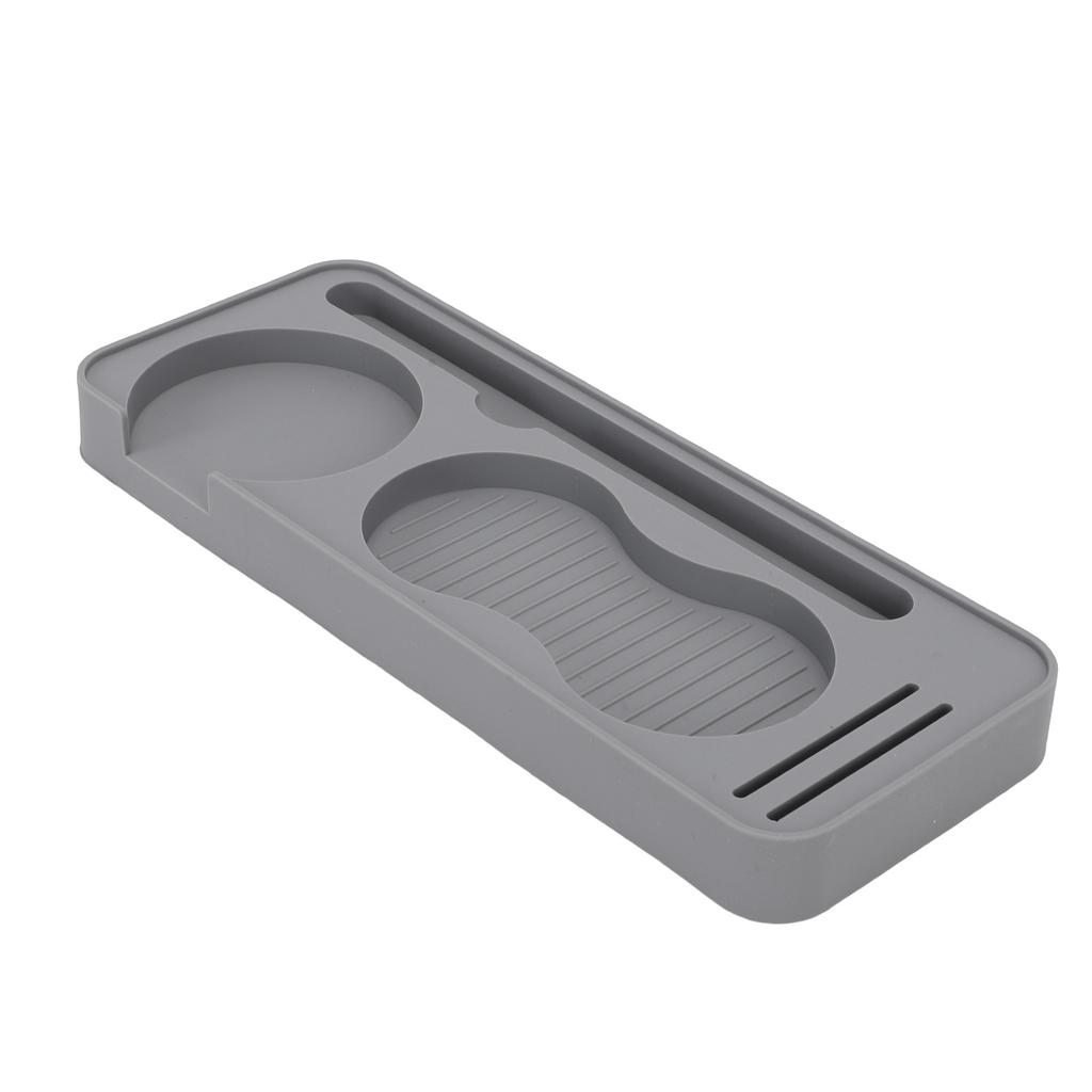 Coffee Tamper Mat Silicone Tamping Pad for Portafilter Tamper Distributor Brush Puck Screen Water Proof Heatproof Tamp Station for Counter