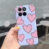For Honor 70 Lite Case Soft Silicone TPU Phone Back Cover For Huawei Honor 70Lite Honor70 Lite Cases Couple Heart  Funda Coque